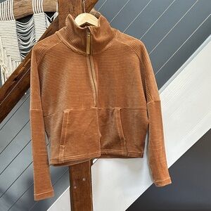 prana cropped 1/4 zip small